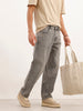 Loose Fit Faded Denim Jeans | Grey