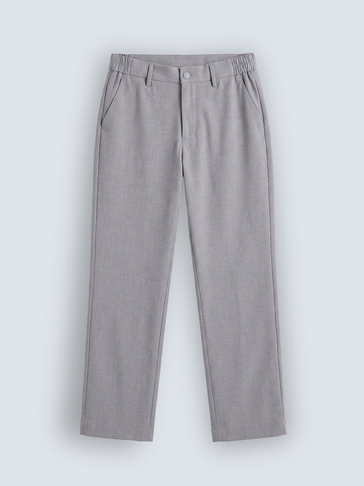 Travelite Straight Fit Trousers | Grey