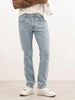 Solid Slim Fit Denim Jeans | Light Blue