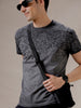 Reverse Printed Charcoal T-Shirt