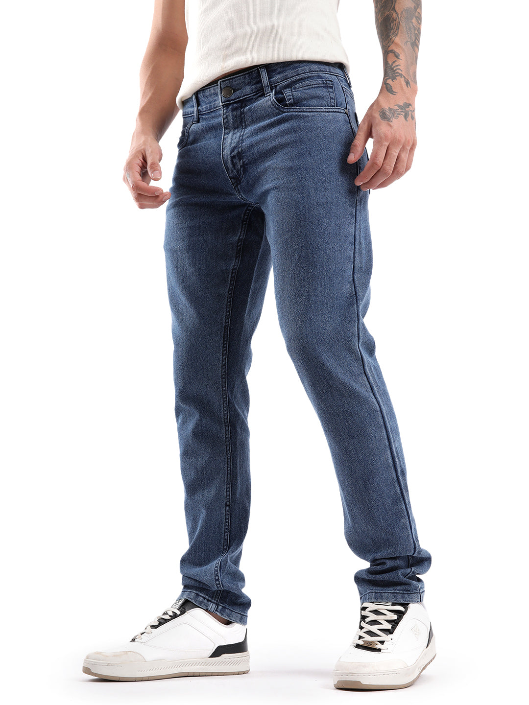 Casual Blue Heavy Duty Jeans