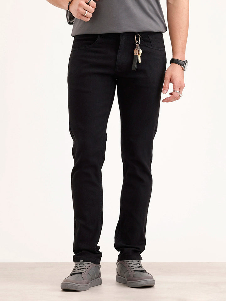 Slim Fit Denim Jeans | Black