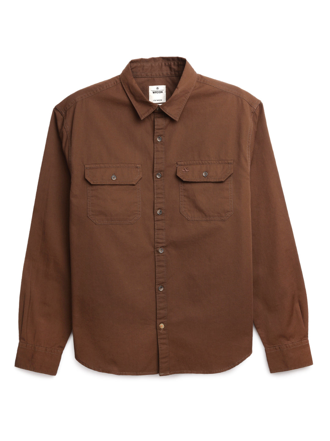 Urban Brown Long Sleeve Shirt