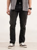Solid Straight Fit Denim Jeans | Dark Grey