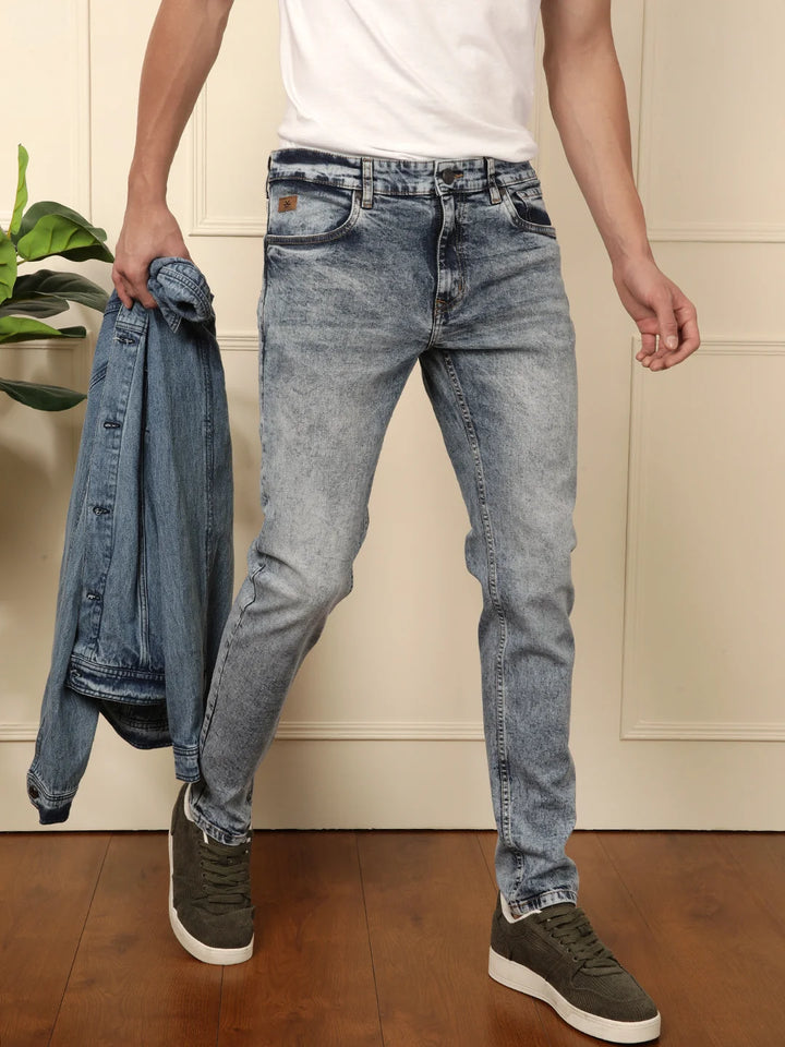 Urban Skinny Fit Denim Jeans in Blue