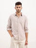 Slim Fit Striped Shirt | Brown