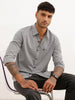 Regular Fit Checkered Full Sleeve Shirt | Grey | WWSH9194F