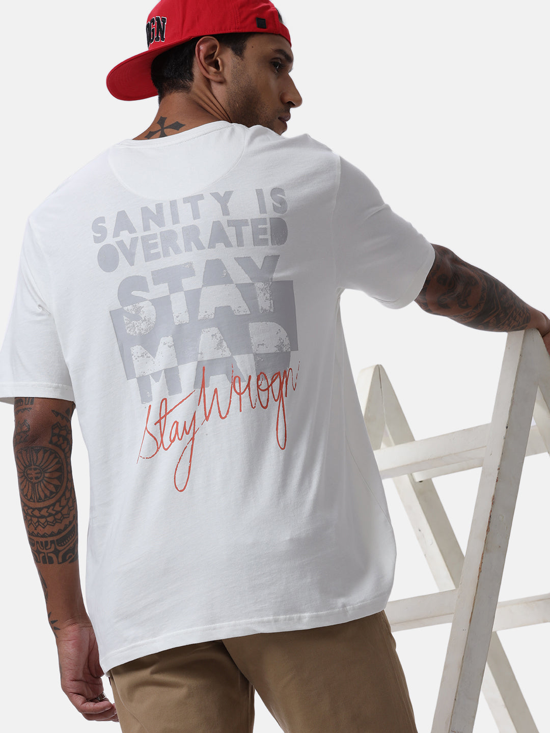 Sanity Is Overrated Printed T-Shirt