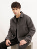 Classic Solid Comfort Fit Jacket | Grey | WJK02FSCM1067W