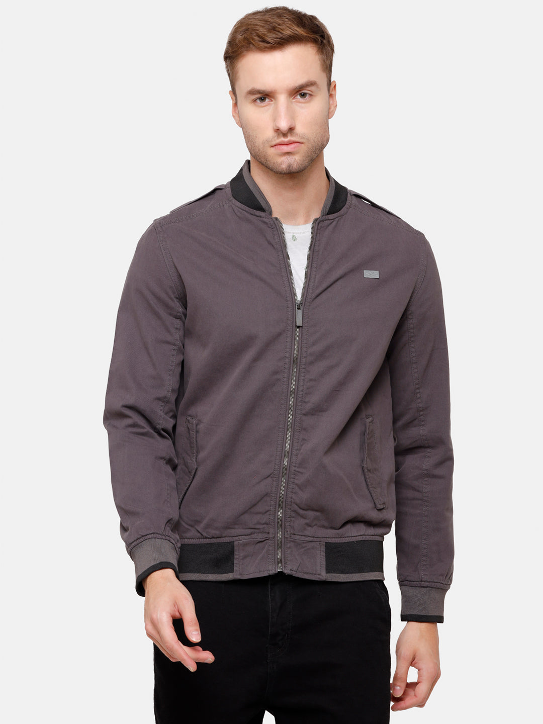 Prime Grey Bomber Jacket