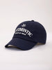 Embroidered "Optimistic" Graphic Cap | Navy Blue