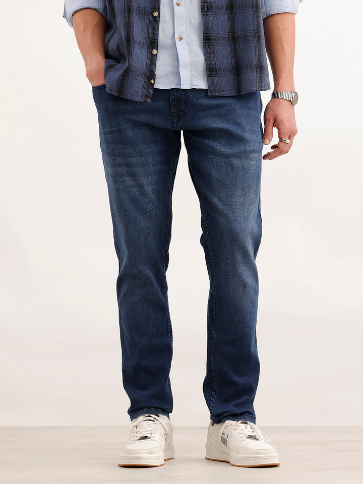Classic Slim Fit Denim Jeans  | Blue