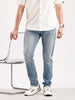 Faded Slim Fit Denim Jeans   |  Blue