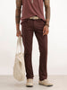 Solid Straight Fit Denim Jeans | Brown | WJN0100SR2424M