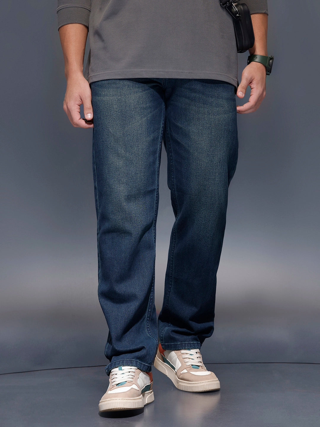 Men's Slim Fit Chino Trousers | Navy