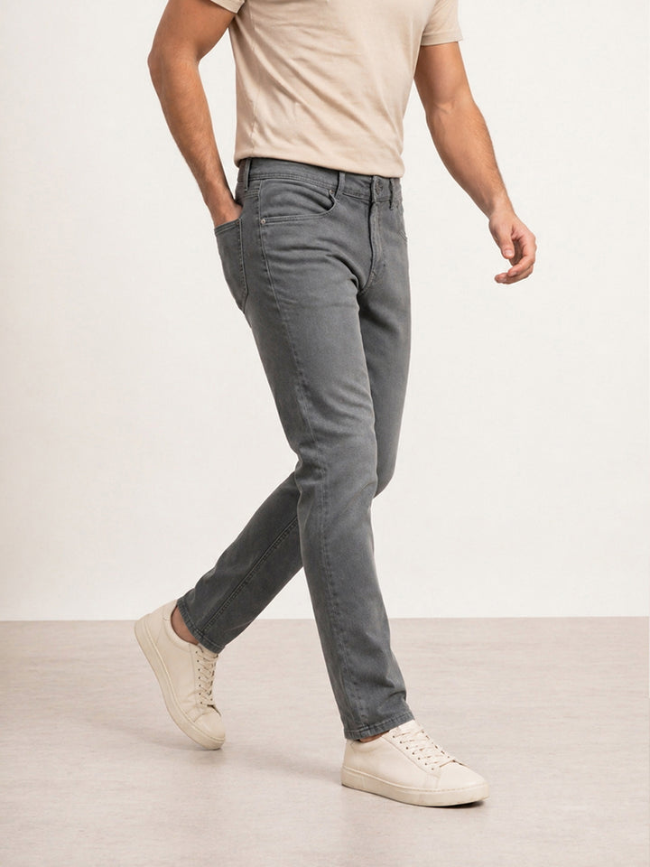 Slim Fit Denim Jeans | Grey