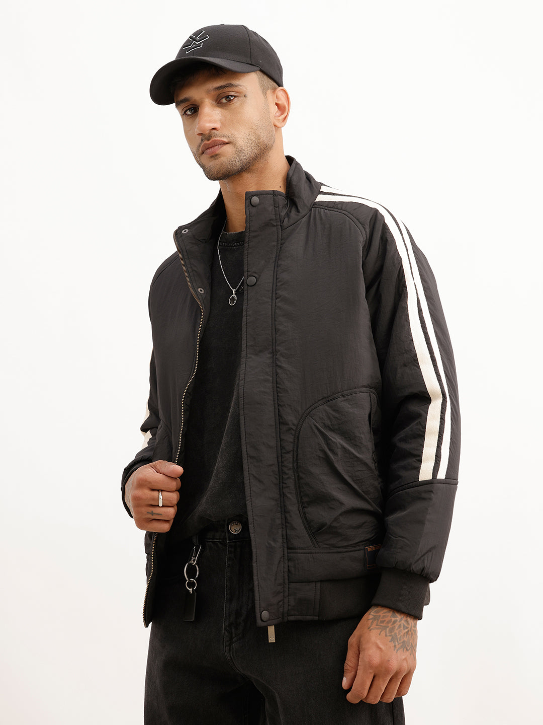 Classic Comfor Fit Puffer Jacket | Black