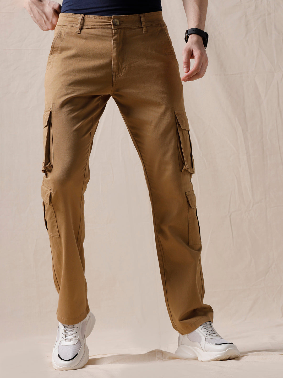Basic Brown Cargo Pants