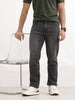 Solid Straight Fit Denim Jeans | Grey