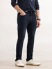 Solid Slim Fit Denim Jeans  | Dark Blue