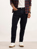Solid Slim Ankle Fit Denim Jeans | Dark Blue
