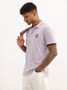 Classic Contrast Sleeves Polo T-Shirt | Purple | WWTS248F