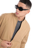 Clean Look Brown Bomber Jacket