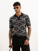 Classic Comfort Fit Jacquard Shirt | Black
