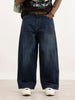 Faded Baggy Fit Denim Jeans | Blue