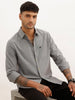 Solid Regular Fit Full Sleeve Shirt | Grey | WWSH9182F