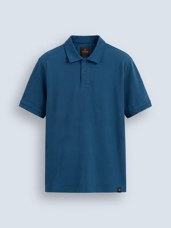 Essential Supima Polo T-Shirt |Teal