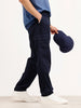 Anti Fit Cargo Trouser | Navy Blue