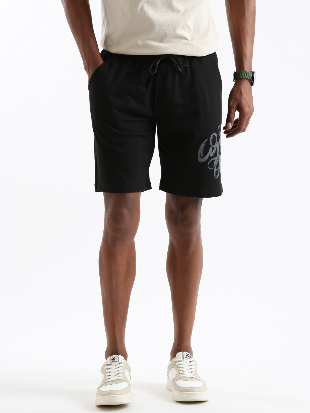 Wrogn One Printed Shorts