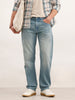 Anti Fit Faded Denim Jeans  | Light Blue