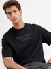 Oversized Puffer Printed T-Shirt | Black