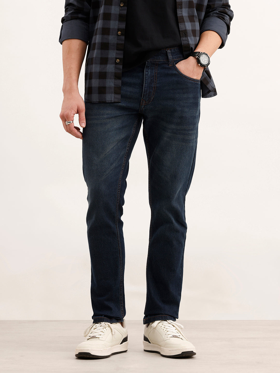 Slim Fit Denim Jeans  | Dark Blue