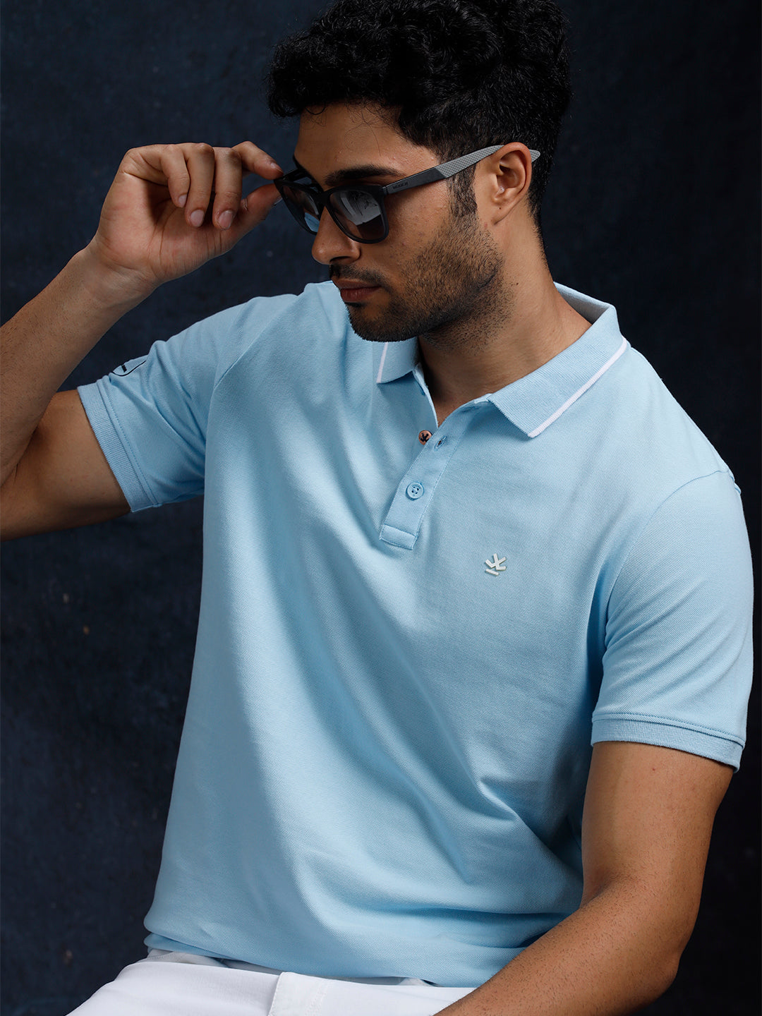 Solid Pick Polo Collar T-Shirt