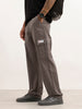 Solid Loose Fit Cargo Trouser | Charcoal