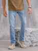 Straight Fit Midstone Washed Jeans | Midstone