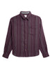 Elite Purple Full Sleeve Striped Shirt