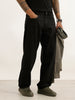Solid Loose Fit Denim Jeans | Black