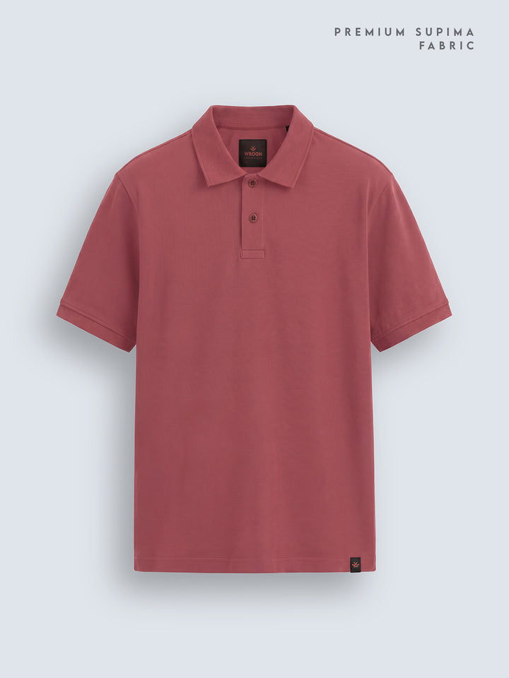 Essential Supima Polo T-Shirt | Essential | Wine