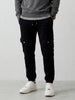 Men's casual cargo knit joggers | Black