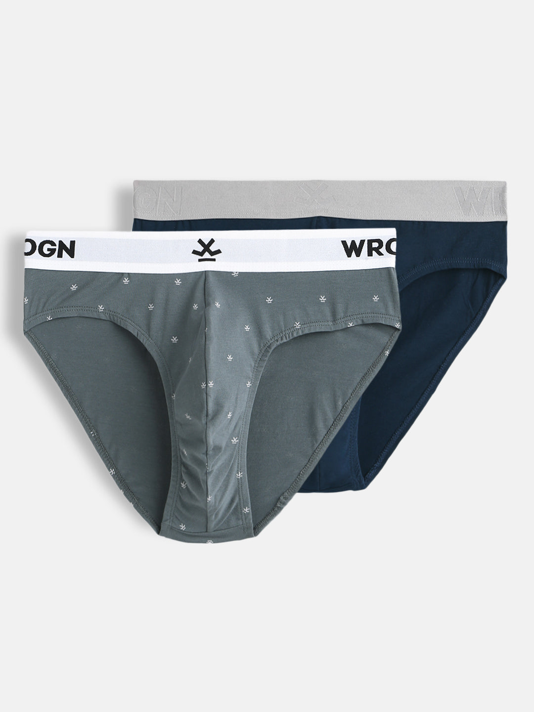 Pure Cotton Solid & Print Pack of 2 Briefs