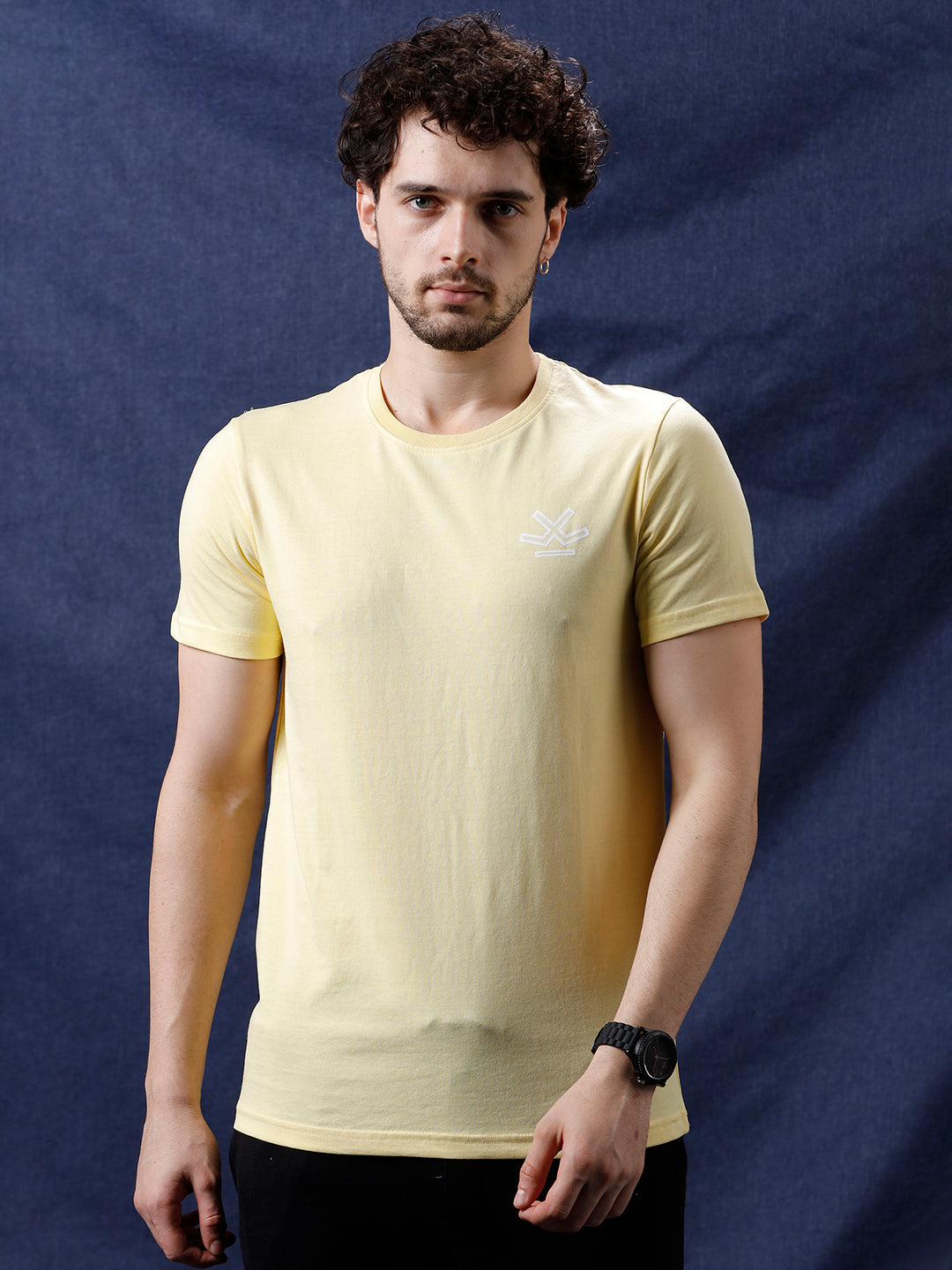 Solid Classic Round Neck T-Shirt