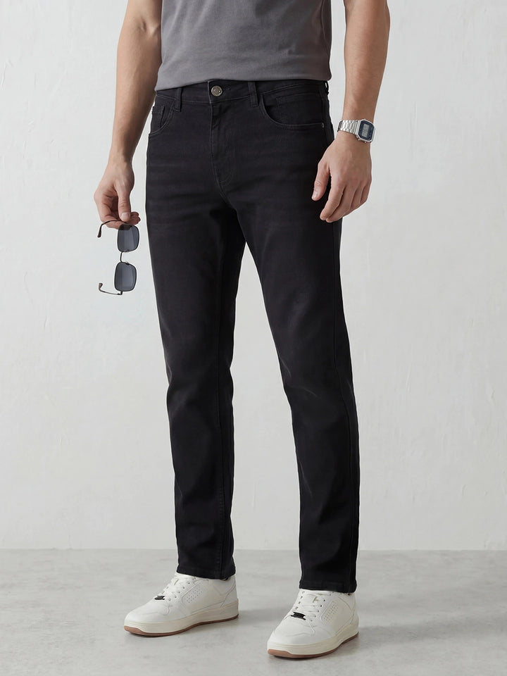 Faded Anti Fit Denim Jeans | Black