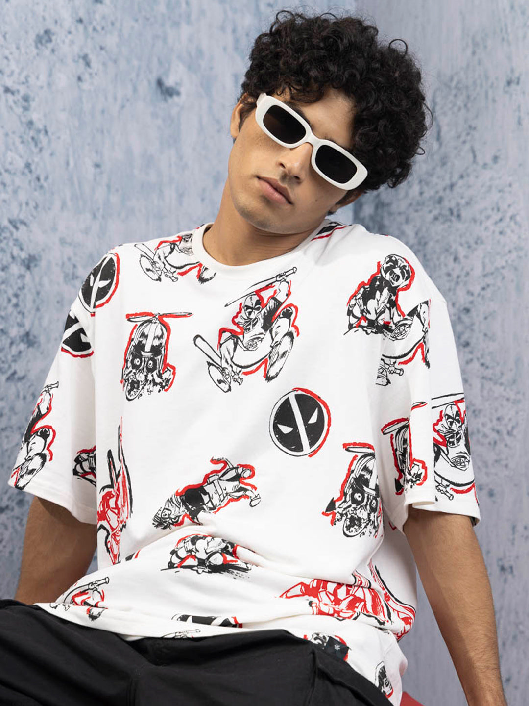 Deadpool Squad AOP Oversized T-Shirt