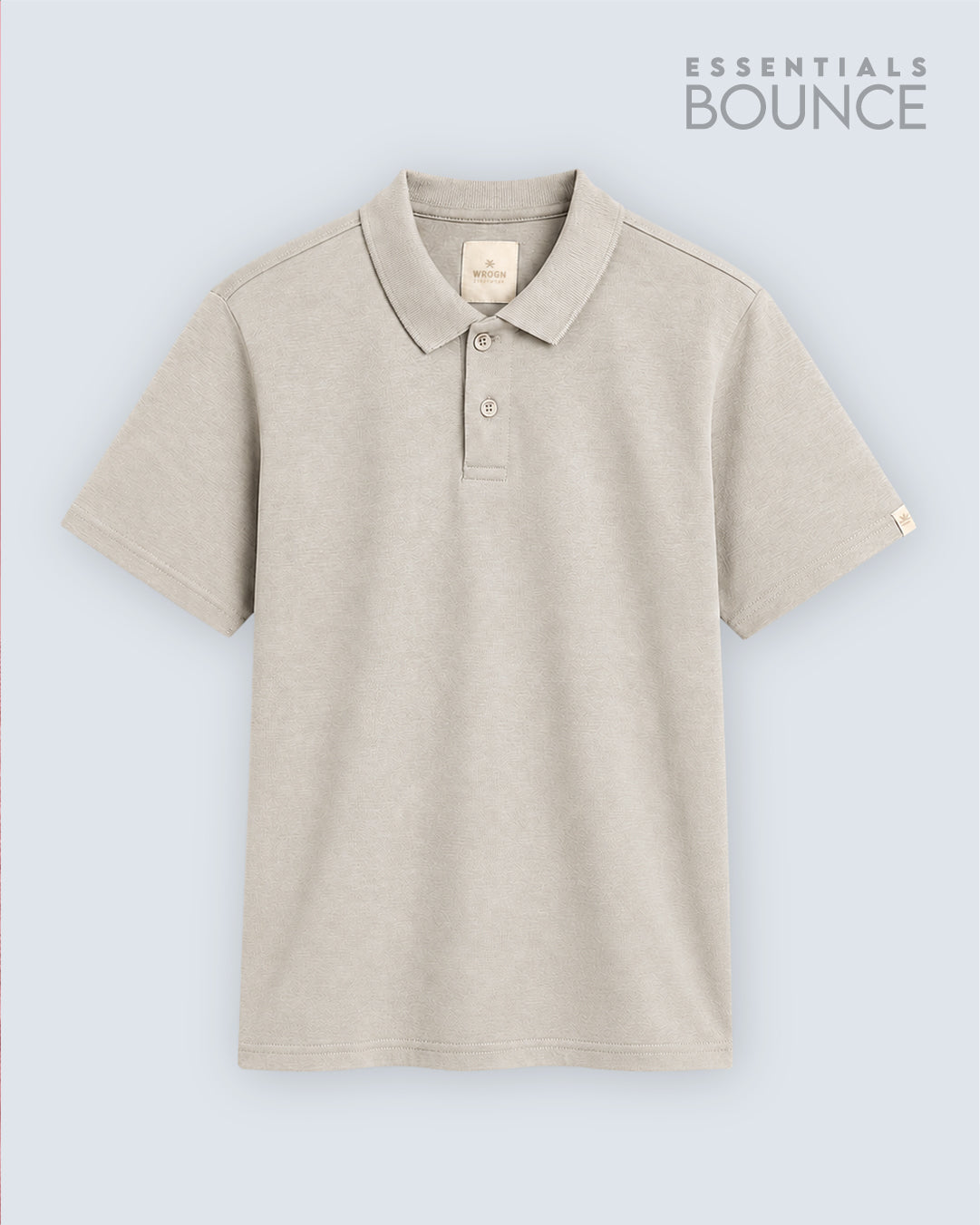 No Brainer Bounce Regular Fit Polo T-Shirt | Essential | Beige