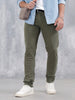 Slim Fit Colored Jeans | Olive