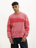 Oversized Placement Printed Sweatshirt | Beige